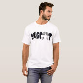 Bigfoot Sterke en Grappige Vibes, Grote voet T-shirt (Voorkant volledig)