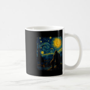 Bigfoot Sterrennacht Van Gogh Cadeaus Voor Mannen  Koffiemok