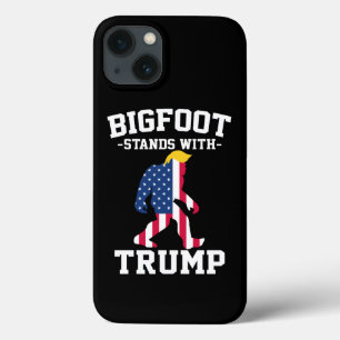 Bigfoot steunt Trump 2024 Verkiezingen Case-Mate iPhone Case