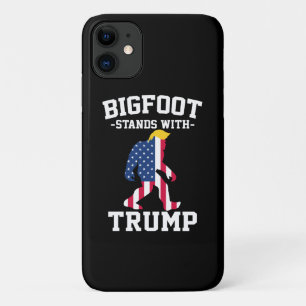 Bigfoot steunt Trump 2024 Verkiezingen Case-Mate iPhone Case