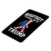 Bigfoot steunt Trump 2024 Verkiezingen Magneet (Linkerzijde)