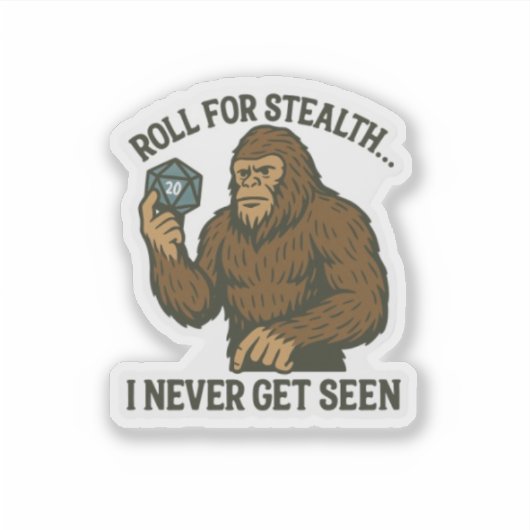 Bigfoot  sticker (Voorkant)