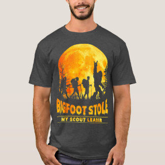 Bigfoot Stole My Scout Leader Hiking Halloween 1 T-shirt