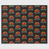 Bigfoot Sunset Coffee Break Funny Sasquatch Cadeaupapier (Vlak)