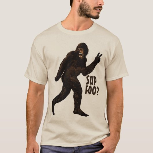 Bigfoot Sup Foo? T-shirt (Voorkant)