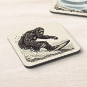 Bigfoot surfen bier onderzetter (Linkerzijde)