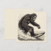 Bigfoot surfen kaart (Voorkant / Achterkant)