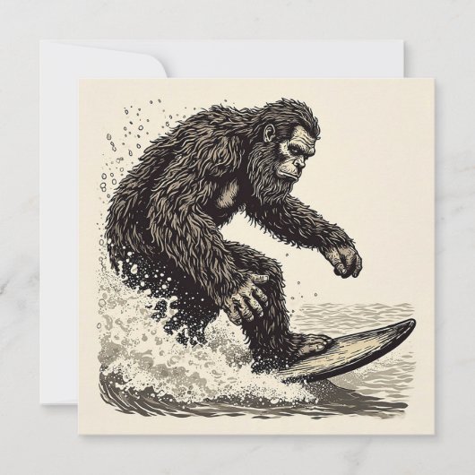 Bigfoot surfen kaart (Voorkant)