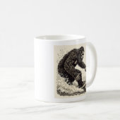Bigfoot surfen koffiemok (Voorkant rechts)