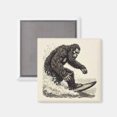 Bigfoot surfen magneet (Voorkant / Achterkant)