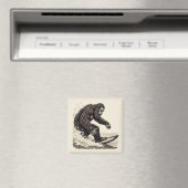 Bigfoot surfen magneet (Insitu (Vaatwasser))