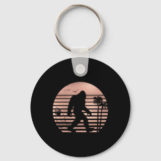 Bigfoot-surfshirt Funny zomer kleding T-shirt Ros Sleutelhanger