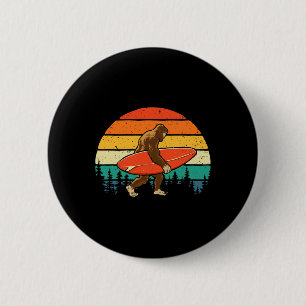 Bigfoot-surfster - Retro-surfplank surfen op het s Ronde Button 5,7 Cm