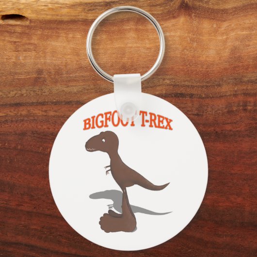 Bigfoot T-Rex Tekening Sleutelhanger
