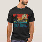 Bigfoot Taco Retro Grappig Ontwerp T-shirt (Voorkant)