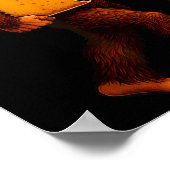 Bigfoot Taco Sasquatch Walking Taco Funny Shirt Me Poster (Hoek)