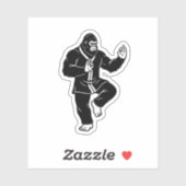 Bigfoot Tai Chi Sticker (Vel)