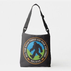 Bigfoot-tas met trekkoord. crossbody tas