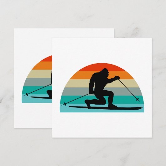 Bigfoot Telemark Skiing Rainbow (Voorkant / Achterkant)