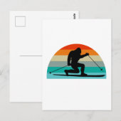 Bigfoot Telemark Skiing Rainbow Briefkaart (Voorkant / Achterkant)