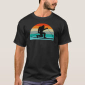 Bigfoot Telemark Skiing Rainbow T-shirt (Voorkant)