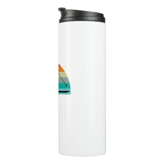 Bigfoot Telemark Skiing Rainbow Thermosbeker (Geroteerd rechts)