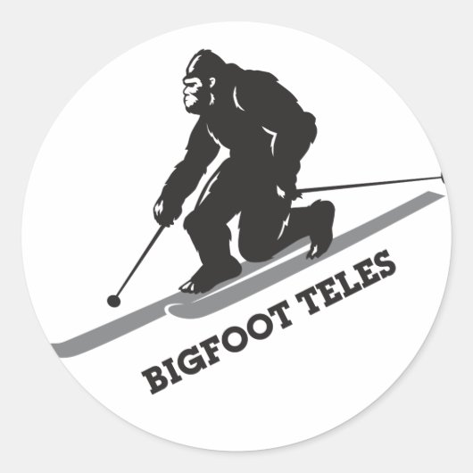 Bigfoot Teles Sticker (Voorkant)