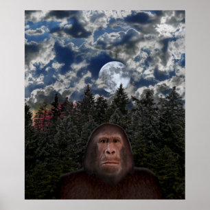 Bigfoot-teller - Herstelbaar Poster