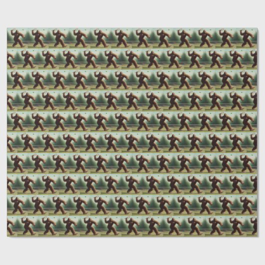 Bigfoot Tennis Cadeaupapier (Vlak)