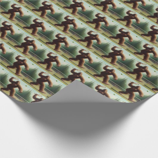Bigfoot Tennis Cadeaupapier (Hoek)