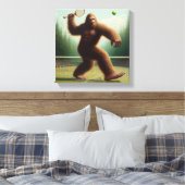 Bigfoot Tennis Canvas Afdruk (Insitu (Slaapkamer))