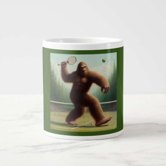 Bigfoot Tennis Grote Koffiekop (Voorkant)