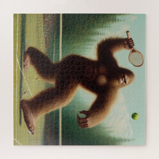 Bigfoot Tennis Legpuzzel (Horizontaal)