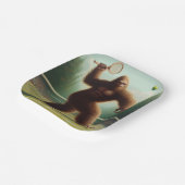 Bigfoot Tennis Papieren Bordje (Gebogen)