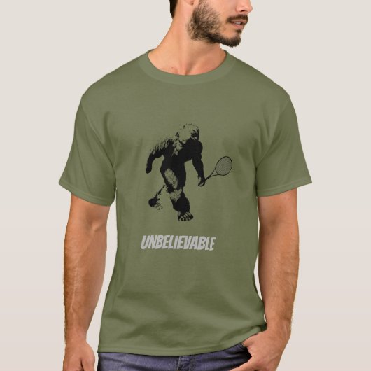 Bigfoot Tennis Player T-shirt (Voorkant)