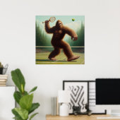 Bigfoot Tennis Poster (Thuiskantoor)