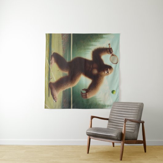 Bigfoot Tennis Wandkleed (In Situ (horizontaal))