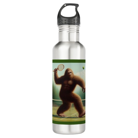 Bigfoot Tennis Waterfles (Voorkant)