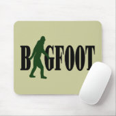 Bigfoot text & green squatch graphic muismat (Met muis)