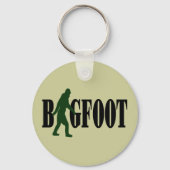 Bigfoot text & green squatch graphic sleutelhanger (Voorkant)