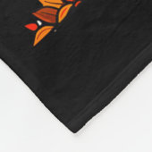 Bigfoot Thanksgiving Turkey Funny Thanksgiving Sas Fleece Deken (Hoek)