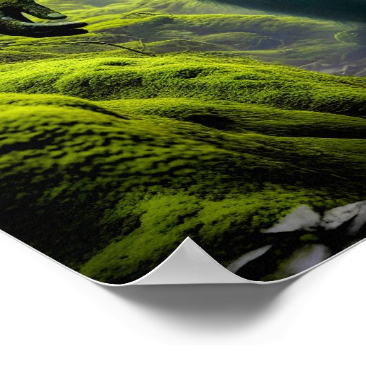 Bigfoot, The Green Machine - 12 x 16 Poster (Hoek)