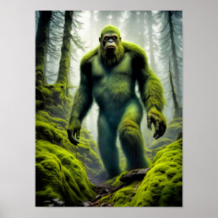 Bigfoot, The Green Machine - 12 x 16 Poster