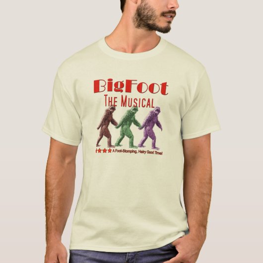 BigFoot The Musical T-shirt (Voorkant)