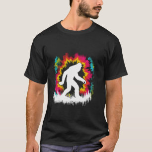 Bigfoot Tie Dye Style Sasquatch Lover Hunt T-shirt