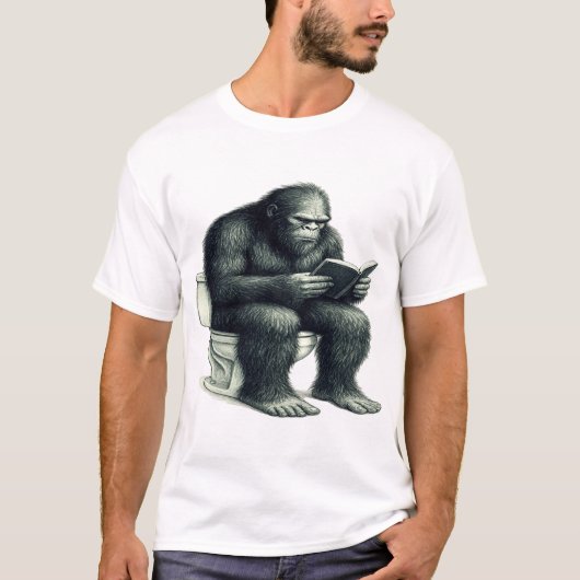 Bigfoot Toilet T-shirt (Voorkant)