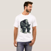 Bigfoot Toilet T-shirt (Voorkant volledig)