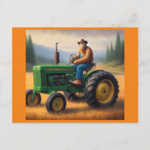 Bigfoot Tractor Briefkaart