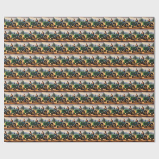 Bigfoot Tractor Cadeaupapier (Vlak)