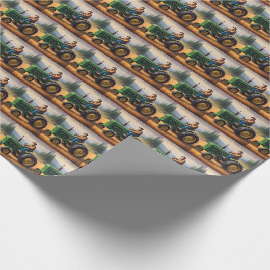 Bigfoot Tractor Cadeaupapier (Hoek)